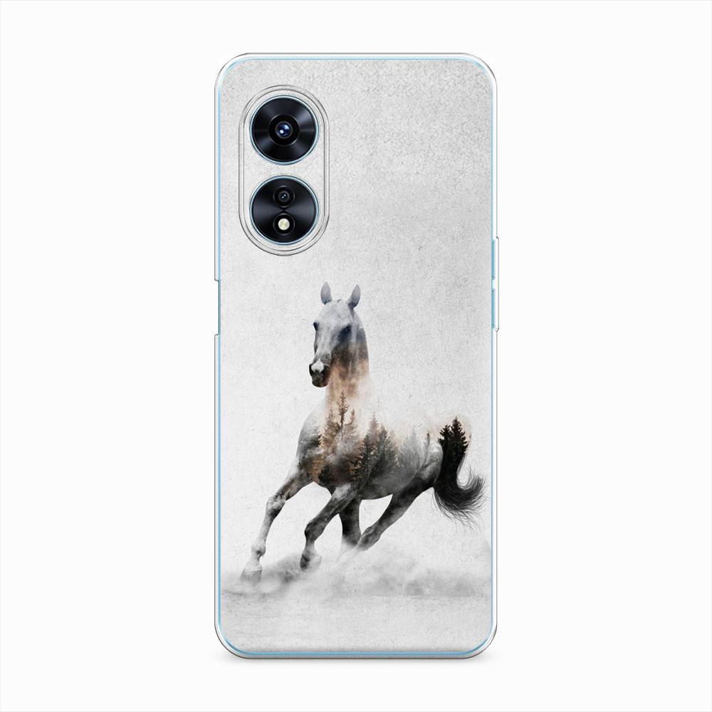 

Чехол Awog "Лошадь лес" для Oppo A97, 2511050-2