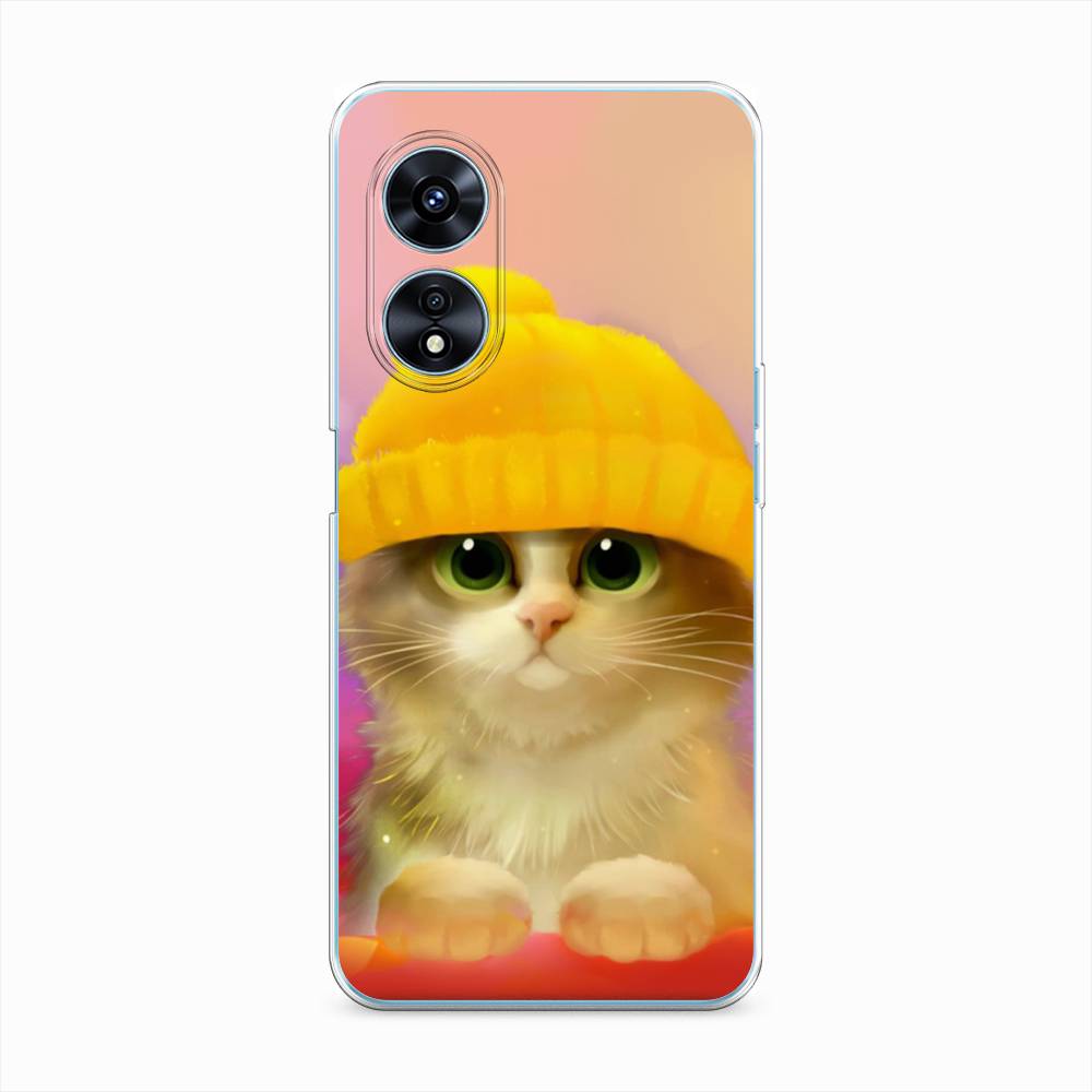 

Чехол Awog "Котенок в желтой шапке" для Oppo A97, 2511050-2