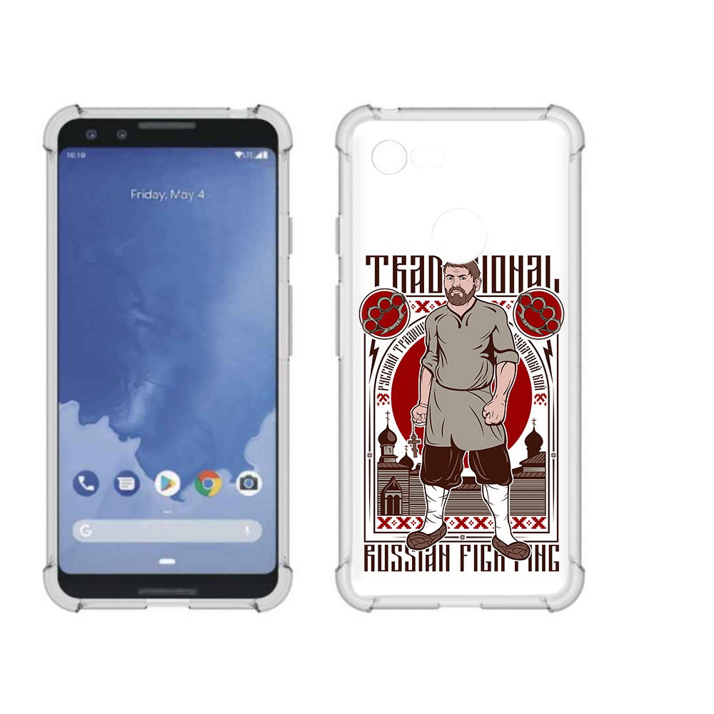 

Чехол MyPads Tocco для Google Pixel 3 Традициональный мужчина, Прозрачный, Tocco