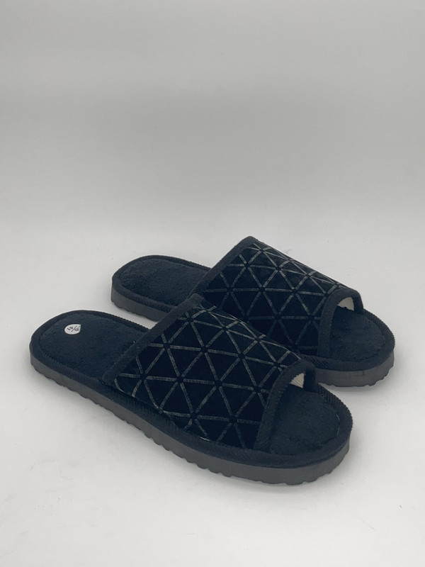 

Тапочки мужские FORSA ВМ6001 черные 41-42 RU, Черный, ВМ6001