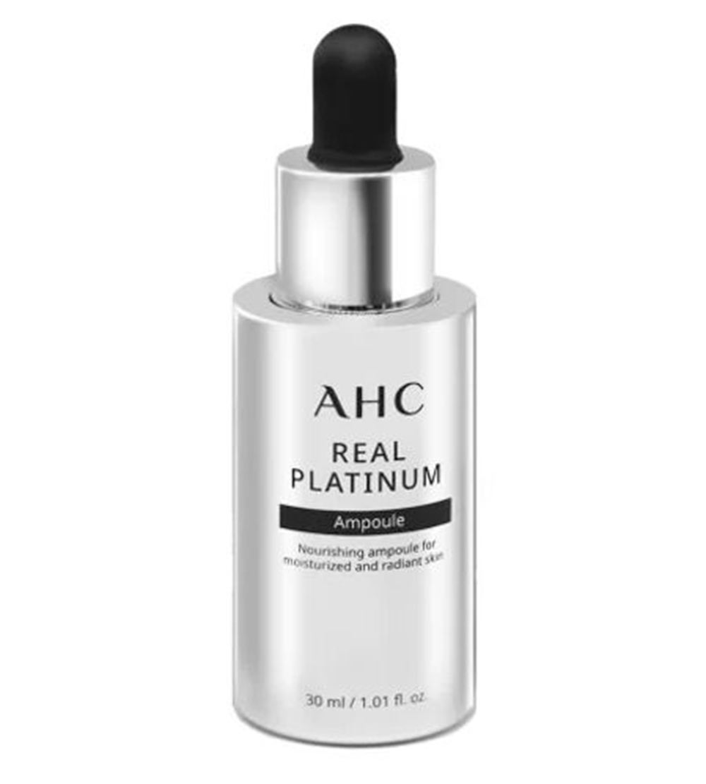 Купить Интенсивная антивозрастная сыворотка для лица с платиной AHC Real Platinum Ampoule 30 мл, Сыворотка, A.H.C.