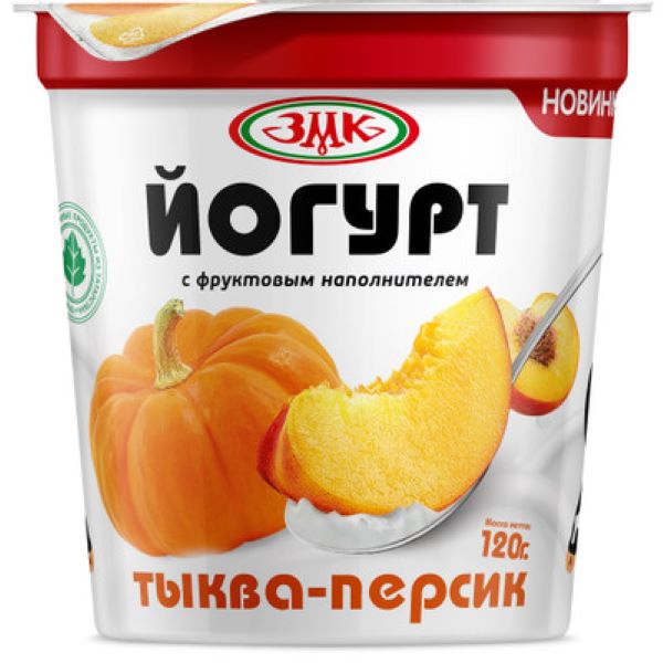 

Йогурт Очень Важная Корова тыква-персик, 2,2%, 120 г