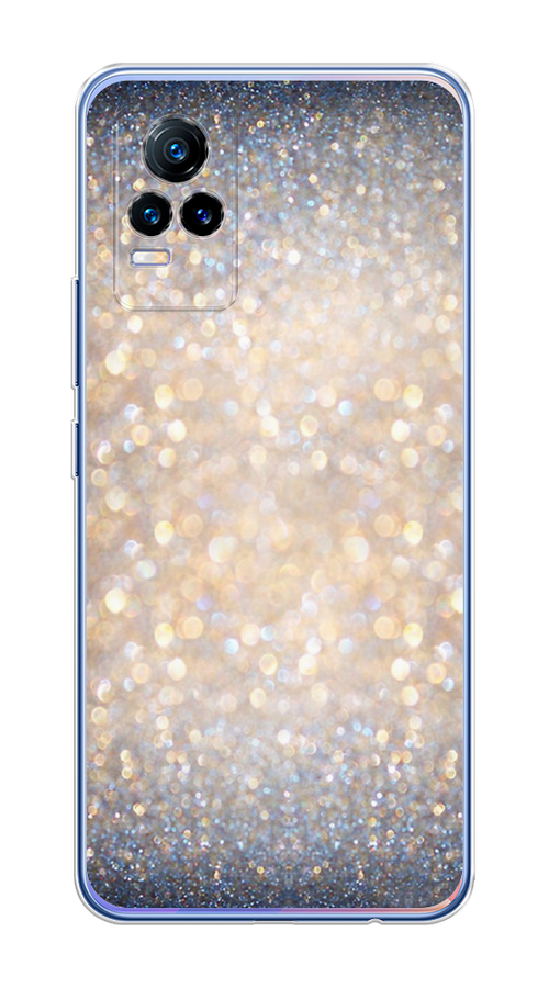 

Чехол на Vivo V21e 4G "Мерцание рисунок", Желтый;серый, 264550-1