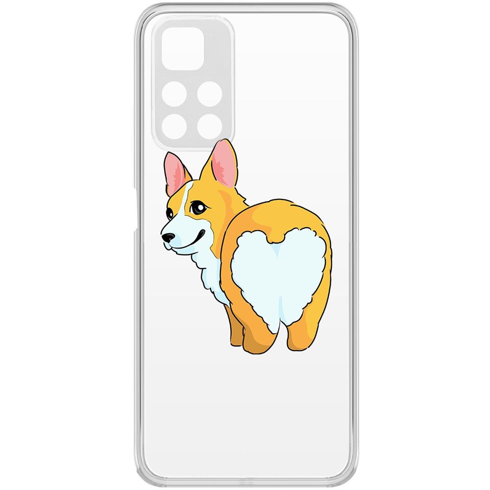 

Чехол-накладка Рисованный корги вид 2 для Xiaomi Redmi Note 11 Pro+ 5G, Прозрачный