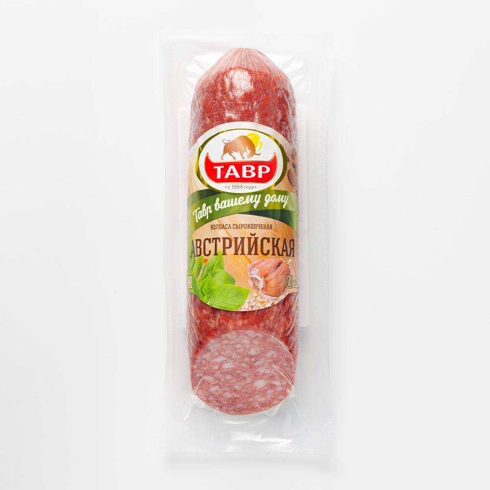 

Колбаса сырокопченая Тавр Австрийская, срез, 200 г