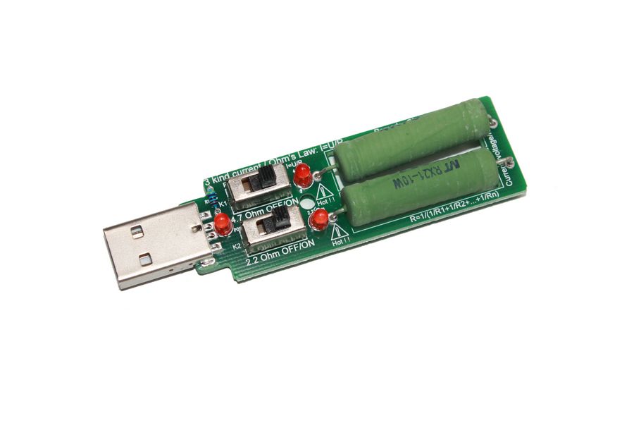 

USB нагрузка 1-2-3А