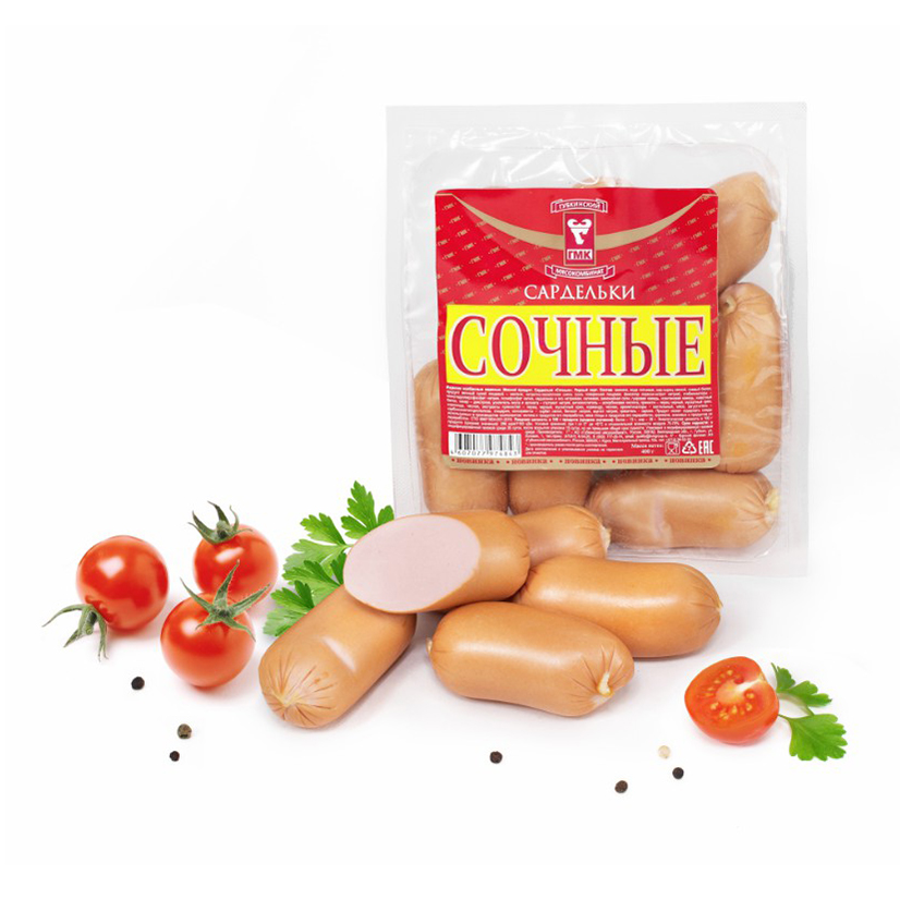

Сардельки Губкинский МК Сочные, 400 г