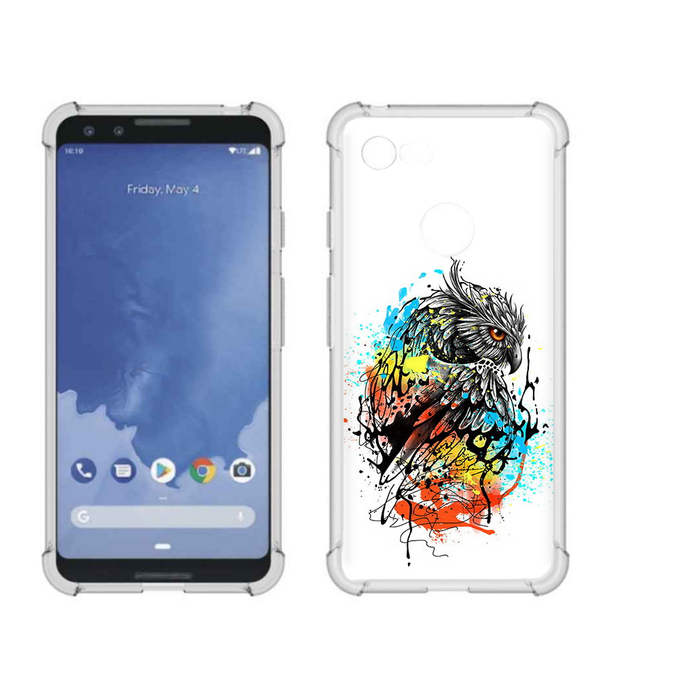 

Чехол MyPads Tocco для Google Pixel 3 Творческая сова, Прозрачный, Tocco