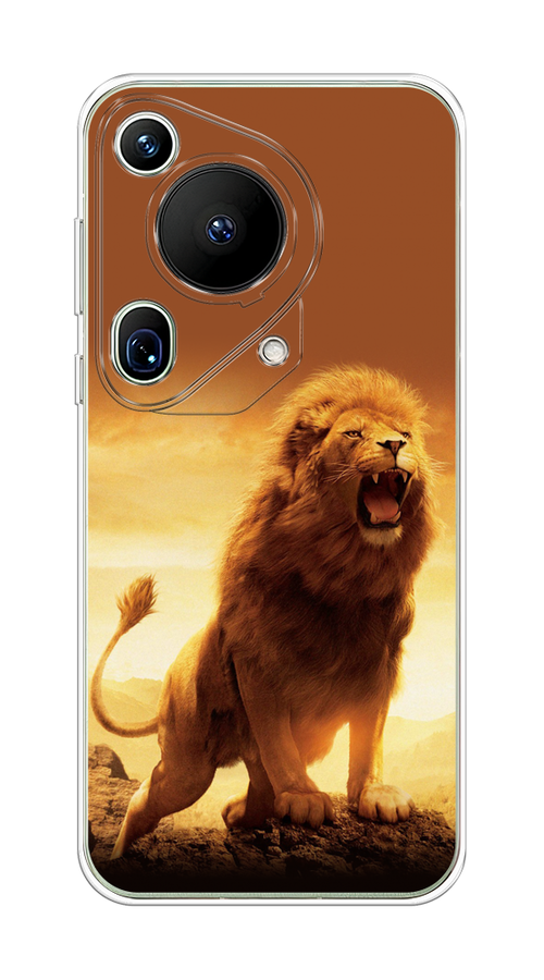

Чехол на Huawei Pura 70 Ultra "Львиный рык", Коричневый;желтый;оранжевый, 6124550-1