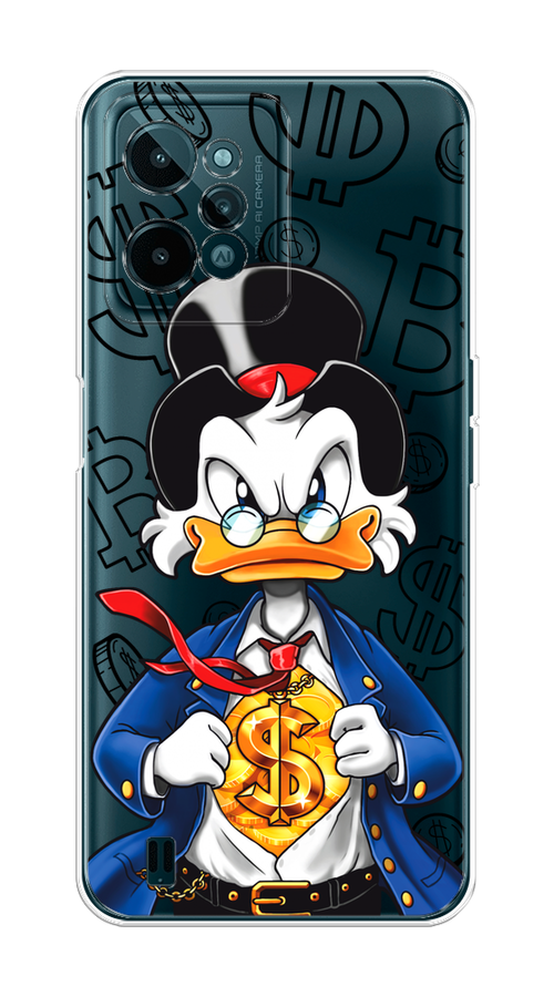 

Чехол на Realme C31 "Scrooge Goldman", Черный;белый;синий, 259350-1
