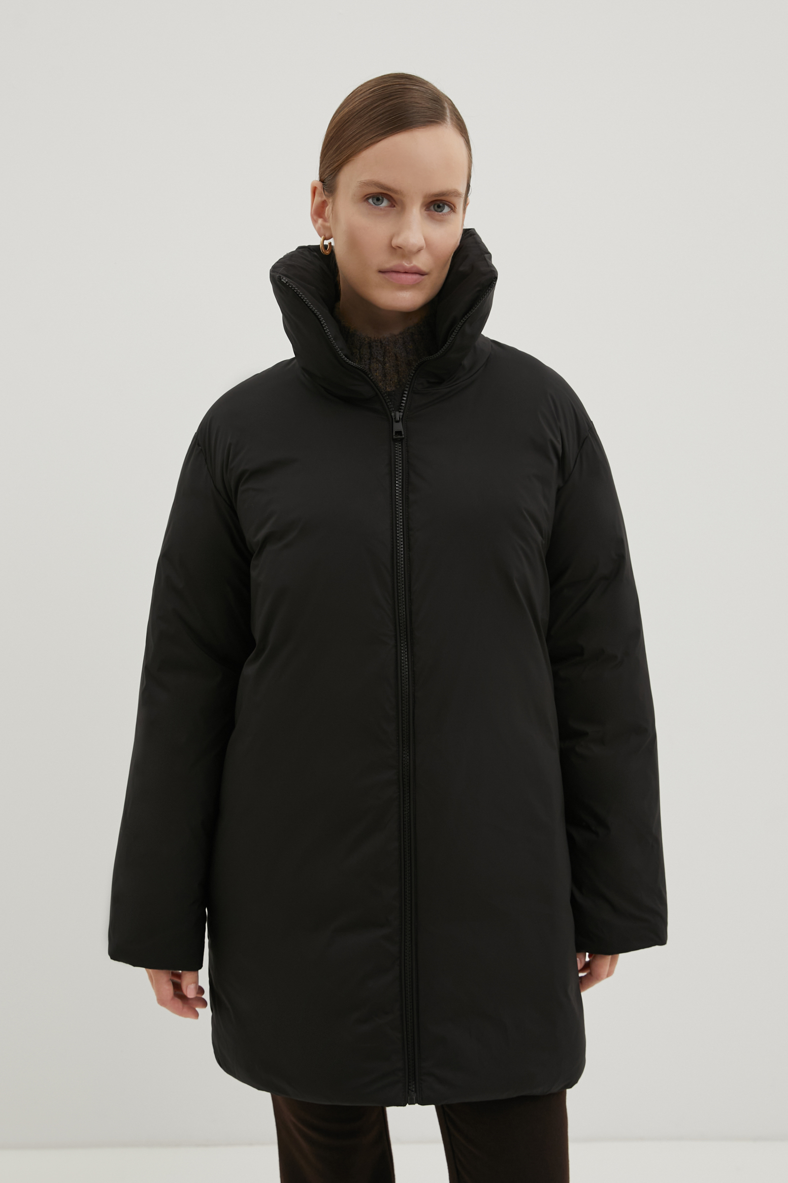 

Куртка женская Finn Flare FWD11070 черная XL, Черный, FWD11070