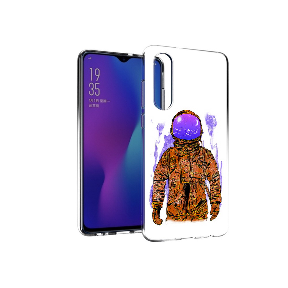 

Чехол MyPads Tocco для Huawei P30 нарисованный мужчина в скафандре, Прозрачный, Tocco