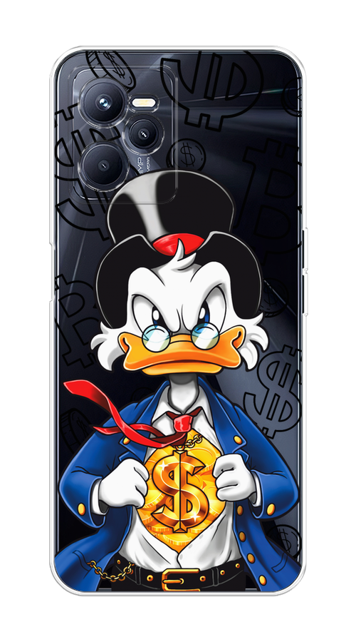 

Чехол на Realme C35 "Scrooge Goldman", Черный;белый;синий, 259250-1