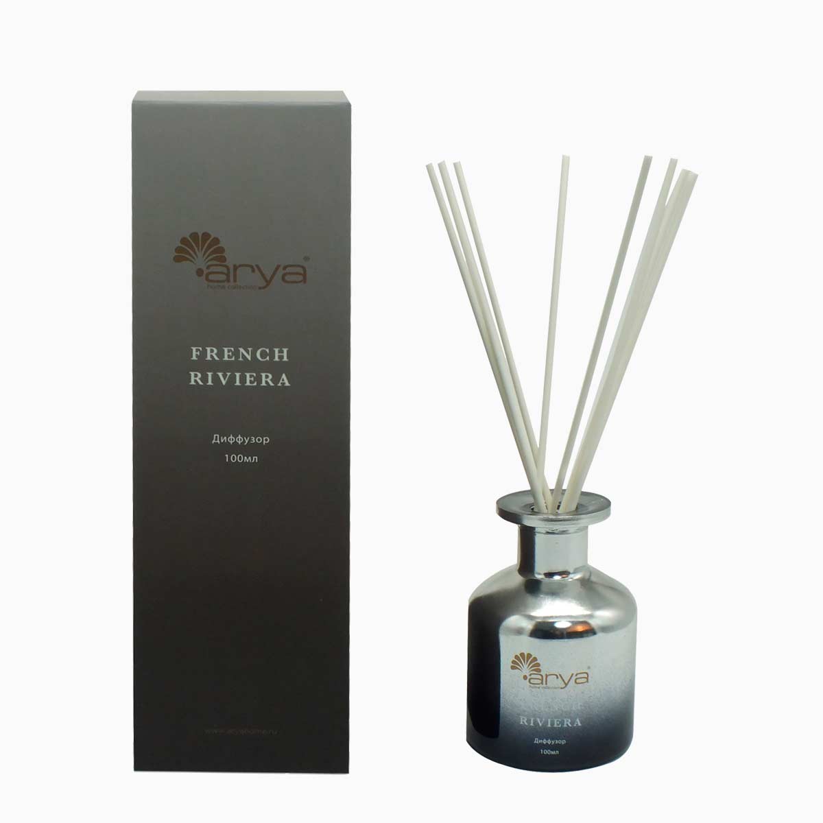 фото Диффузор ароматический с палочками arya 100 ml french riviera