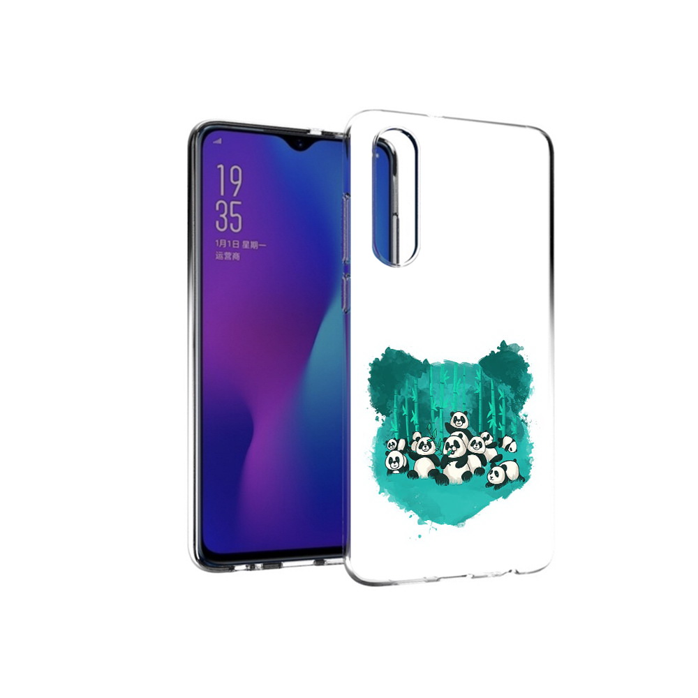 

Чехол MyPads Tocco для Huawei P30 нарисованные панды, Прозрачный, Tocco