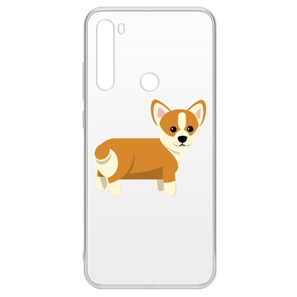 Чехол-накладка Рисованный корги вид 1 для Xiaomi Redmi Note 8T