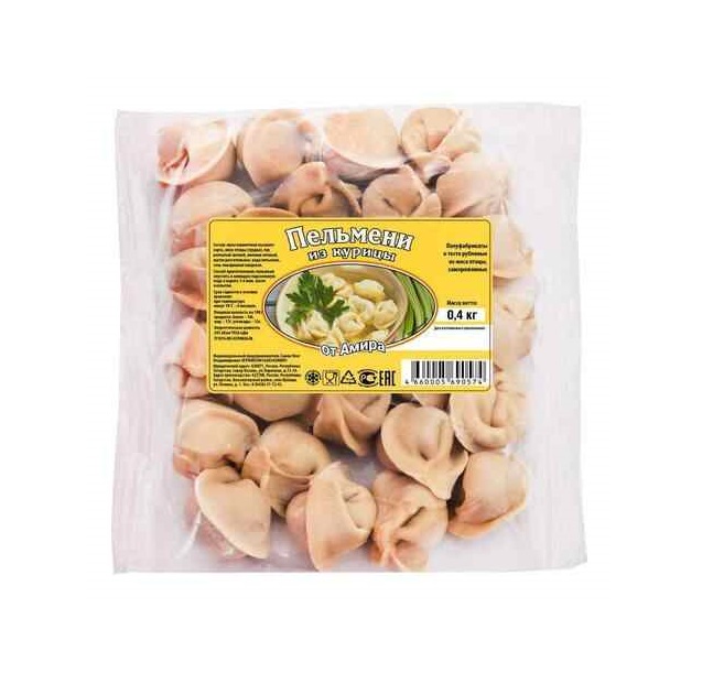 

Пельмени От Амира из курицы, 400 г