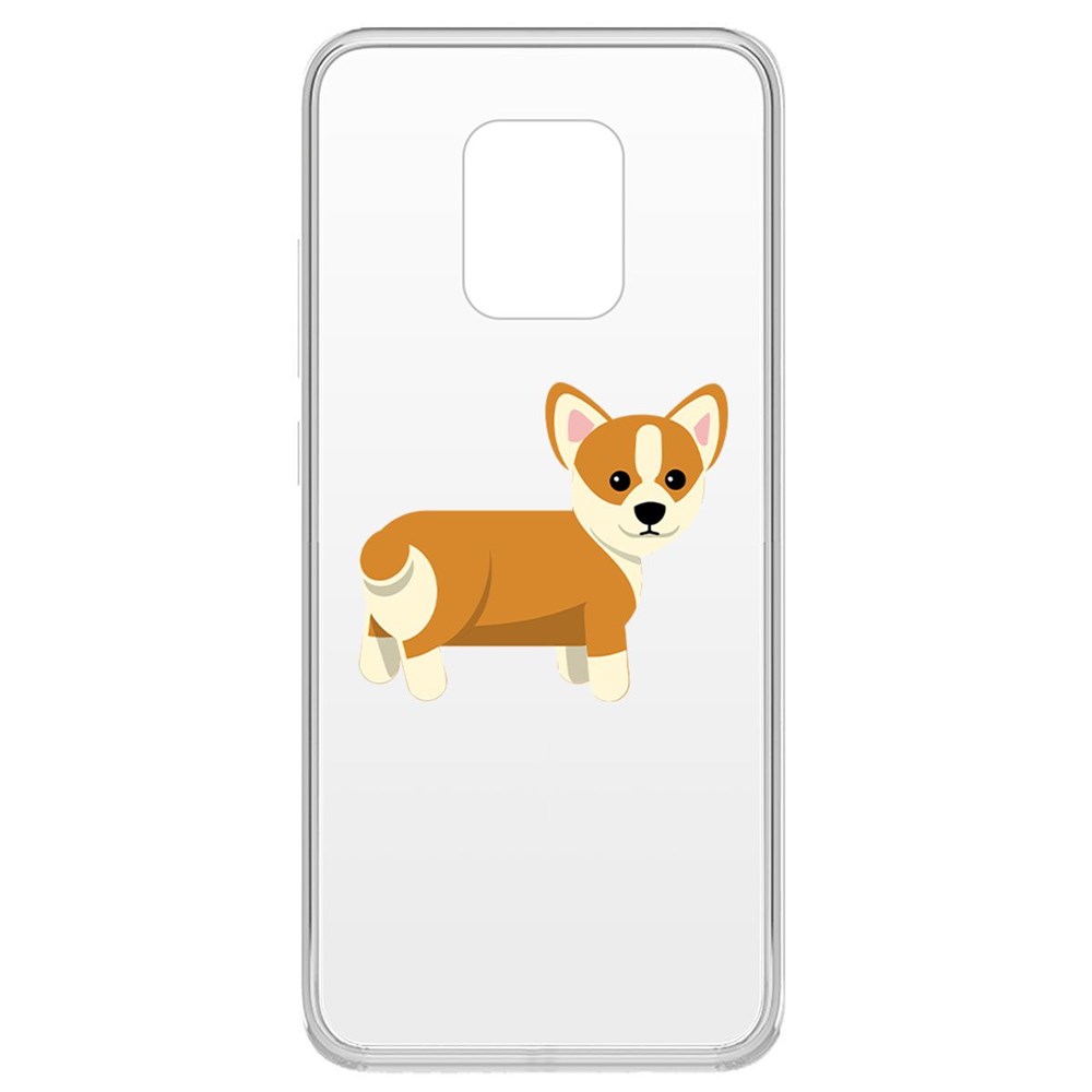 

Чехол-накладка Рисованный корги вид 1 для Xiaomi Redmi 10X 5G/10X Pro 5G, Прозрачный
