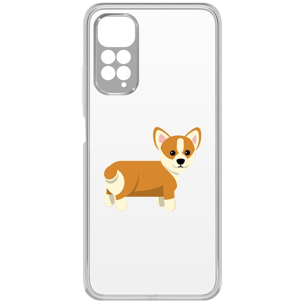

Чехол-накладка Рисованный корги вид 1 для Xiaomi POCO M4 Pro, Прозрачный