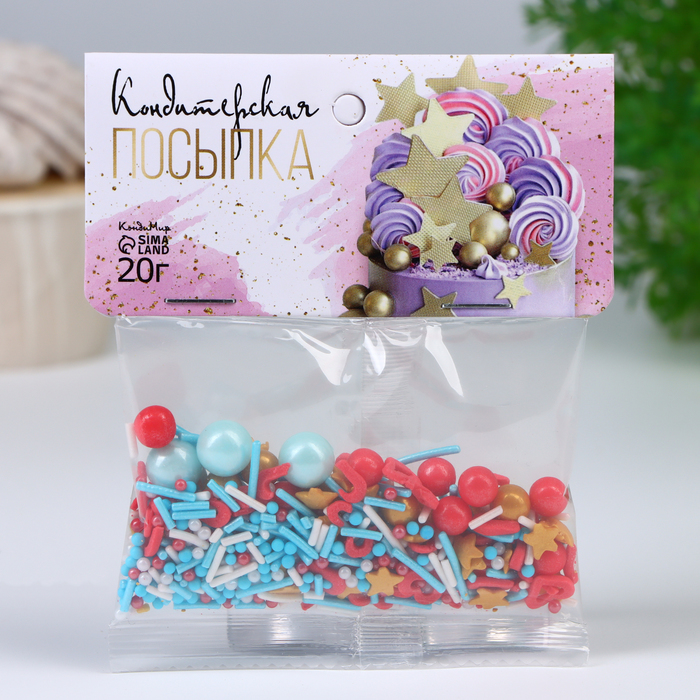 

Кондитерская посыпка КондиМир Фестиваль любви, 20 г