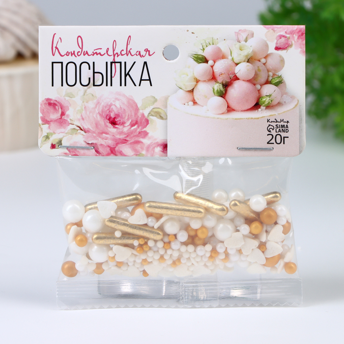 

Кондитерская посыпка КондиМир Попкорн с карамелью, 20 г