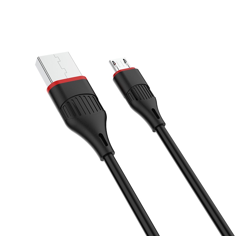 Дата-кабель BOROFONE BX17 Enjoy USB - micro USB 1 м, черный