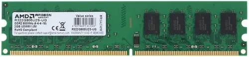 Оперативная память AMD DDR2 DIMM 2ГБ 800МГц R322G805U2S-UG