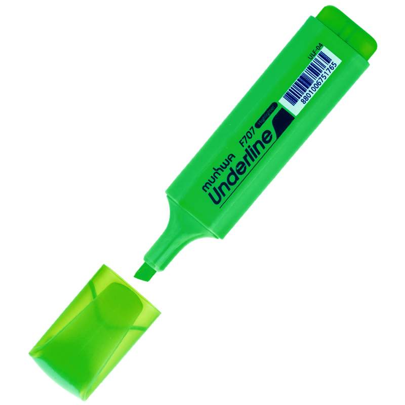 

Текстовыделитель MUNHWA "UnderLine" арт. 234210, 12 шт., Зеленый