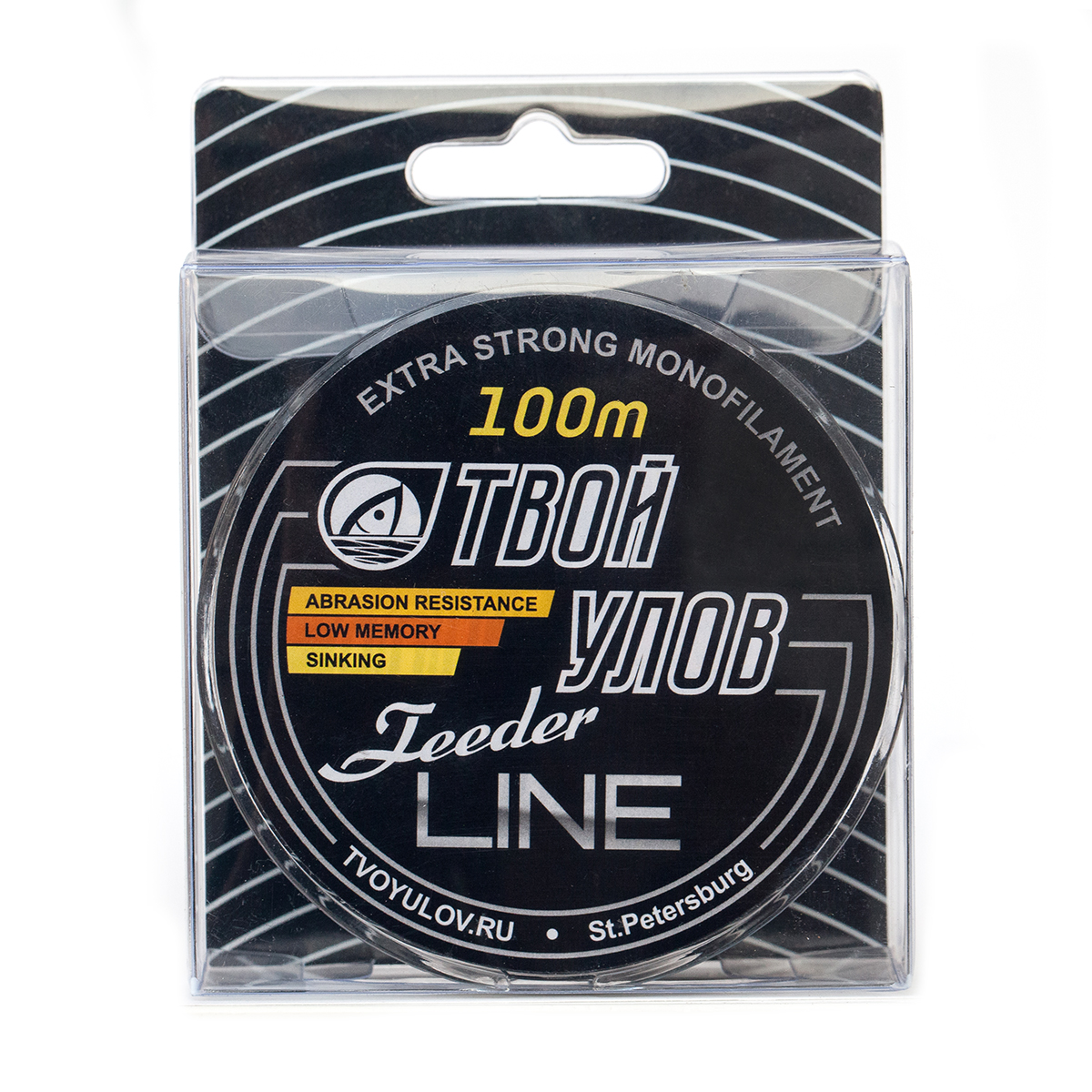 

Леска Твой Улов Feeder Line 100 м, 0.2 мм, 4.51 кг - 2 шт, Черный