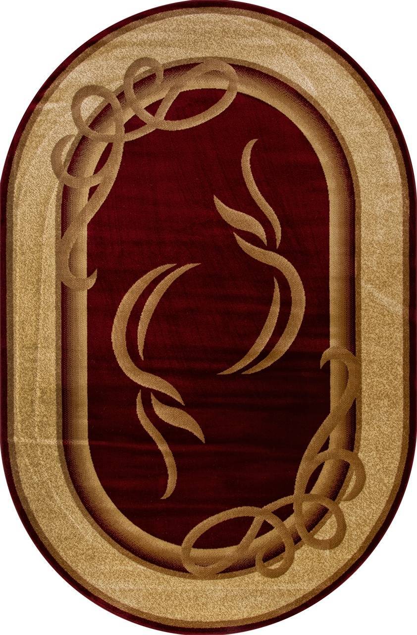 

Ковер OLYMPOS a704 RED Овал