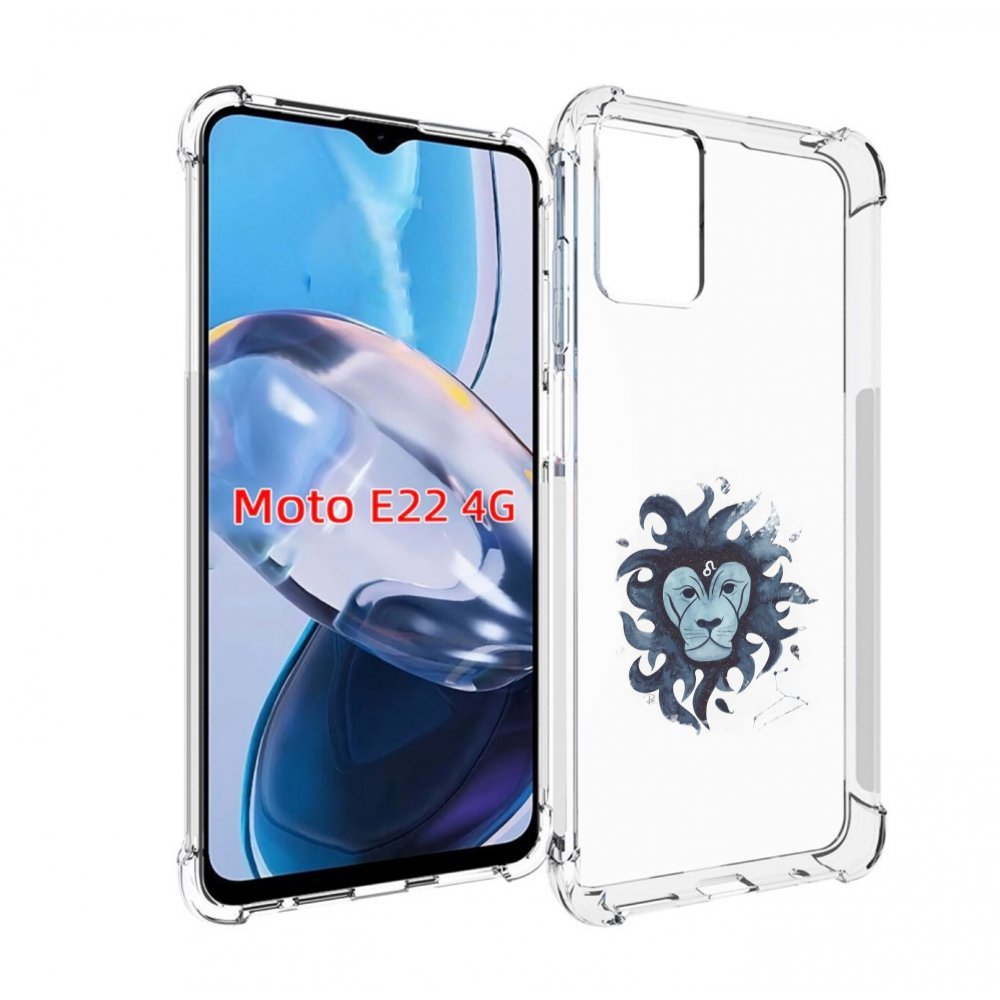 

Чехол MyPads знак зодиака лев 5 для Motorola Moto E22 4G / E22i 4G, Прозрачный, Tocco