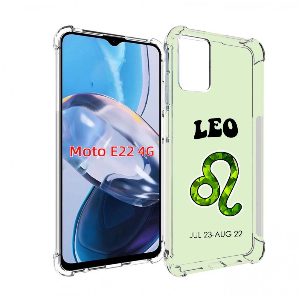 

Чехол MyPads знак зодиака лев 1 для Motorola Moto E22 4G / E22i 4G, Прозрачный, Tocco