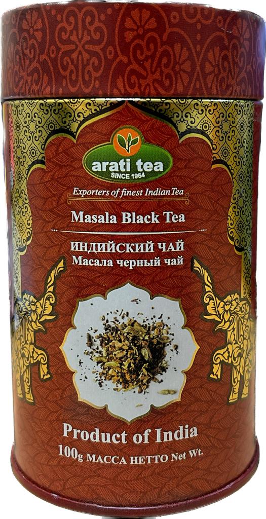 Чай ARATI TEA Masala Black Tea черный Ассам массала, 100г