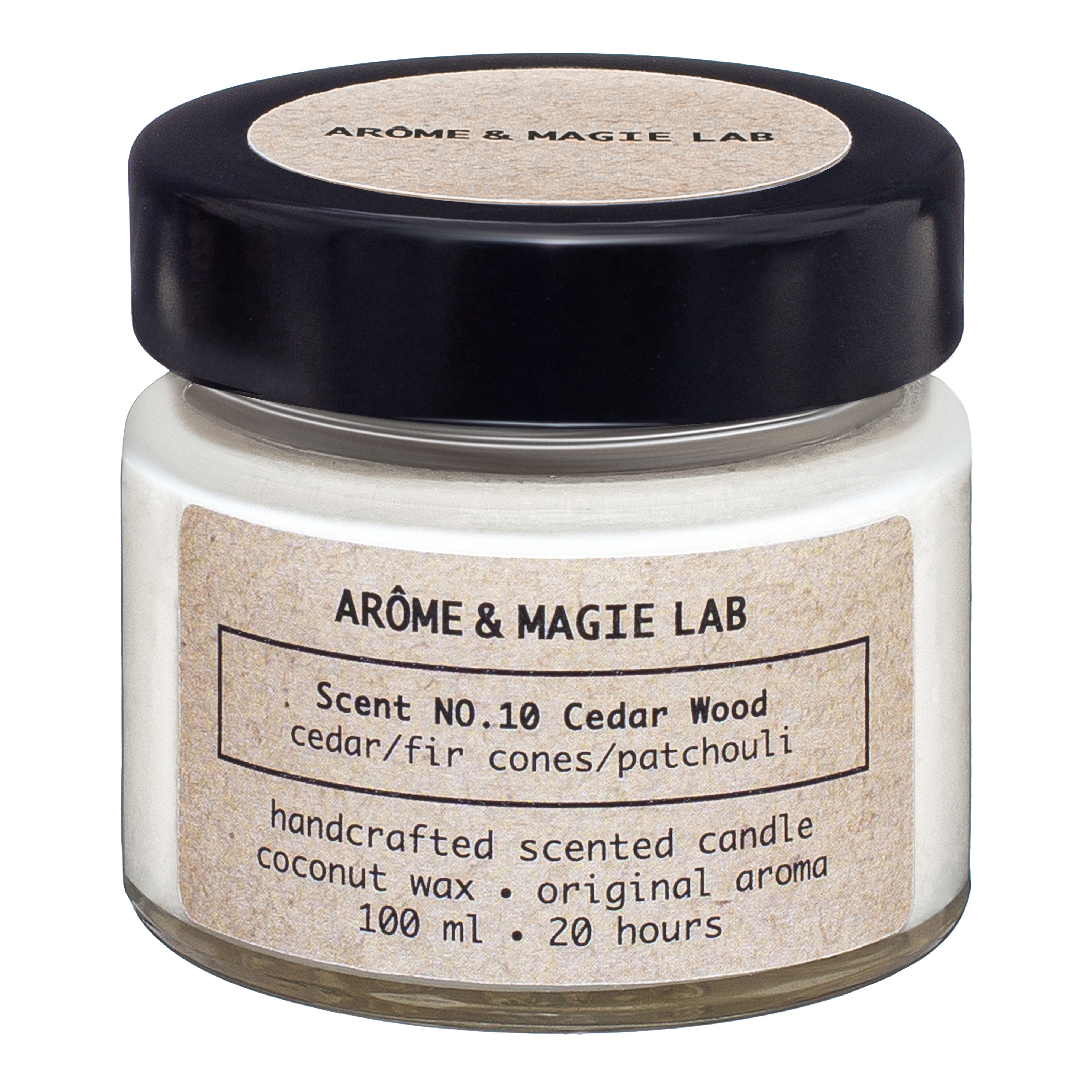 

Свеча ароматическая AROME & MAGIE LAB Scent NO.10 Cedar Wood , 100 мл