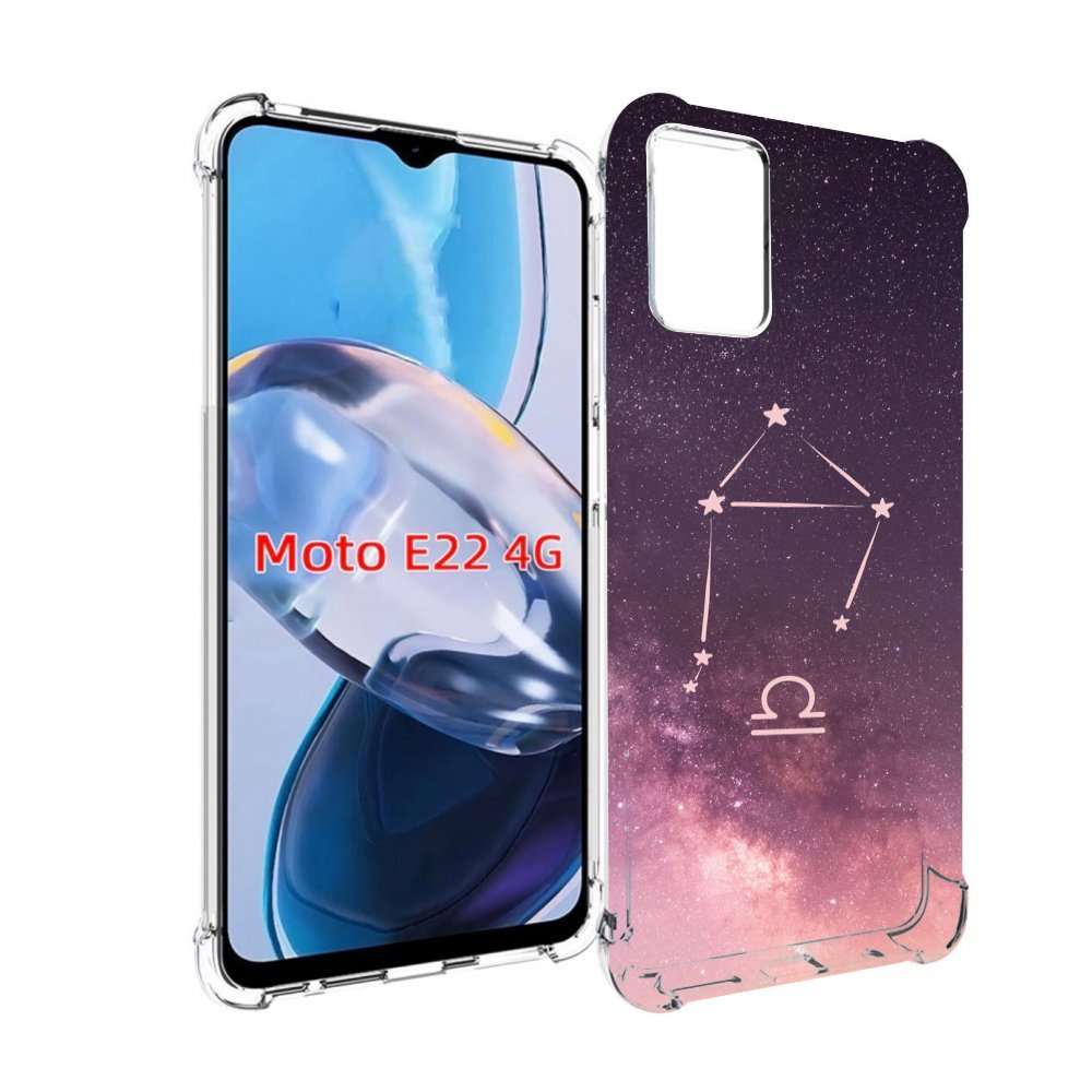 

Чехол MyPads знак зодиака весы 4 для Motorola Moto E22 4G / E22i 4G, Прозрачный, Tocco