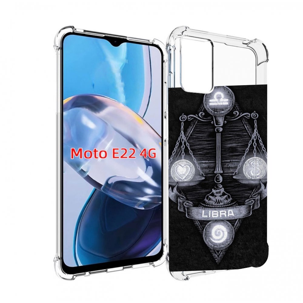 

Чехол MyPads знак зодиака весы 2 для Motorola Moto E22 4G / E22i 4G, Прозрачный, Tocco