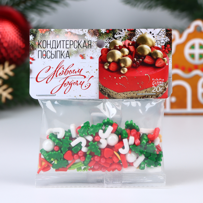 

Кондитерская посыпка КондиМир Рождественское чудо, 20 г