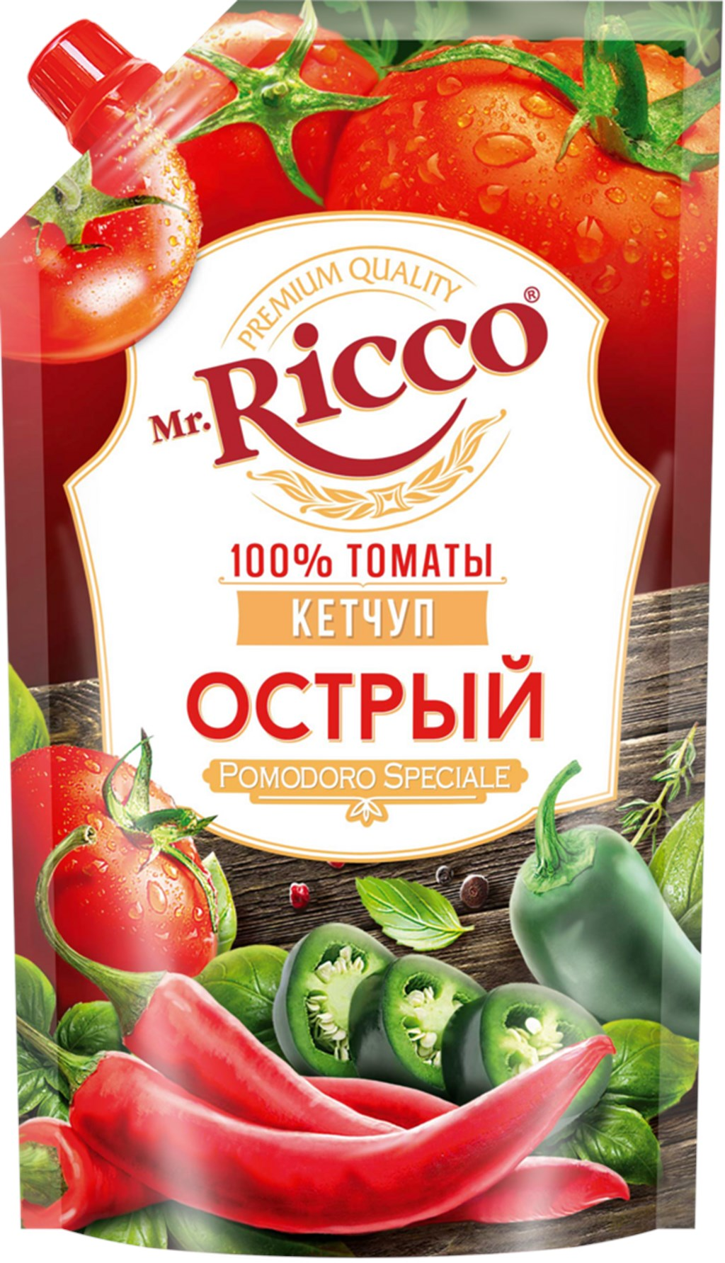 

Кетчуп Mr.Ricco Pomodoro Острый 300 г