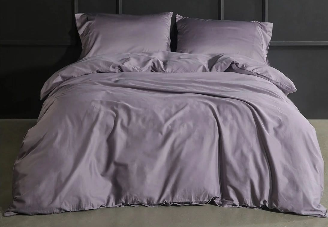 

Простыня на резинке Maktex 00-00210597 200x200 сатин,сиреневый