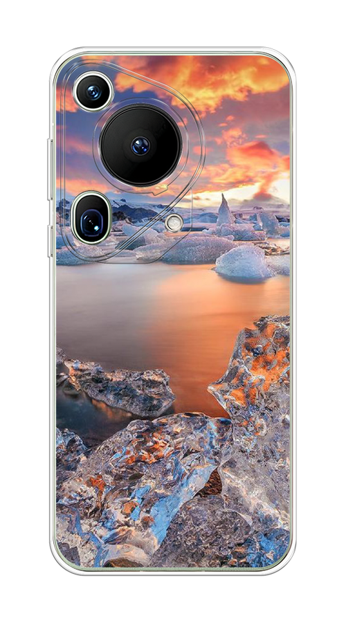 

Чехол на Huawei Pura 70 Ultra "Ледники", Синий;оранжевый, 6124550-1