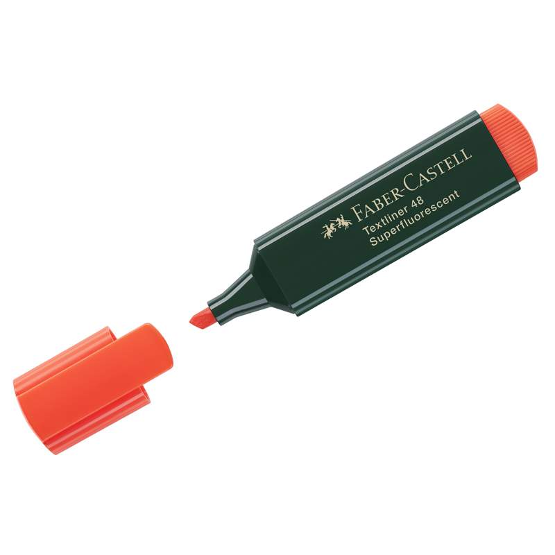 

Текстовыделитель FABER-CASTELL "48" арт. 286180, 10 шт., Оранжевый