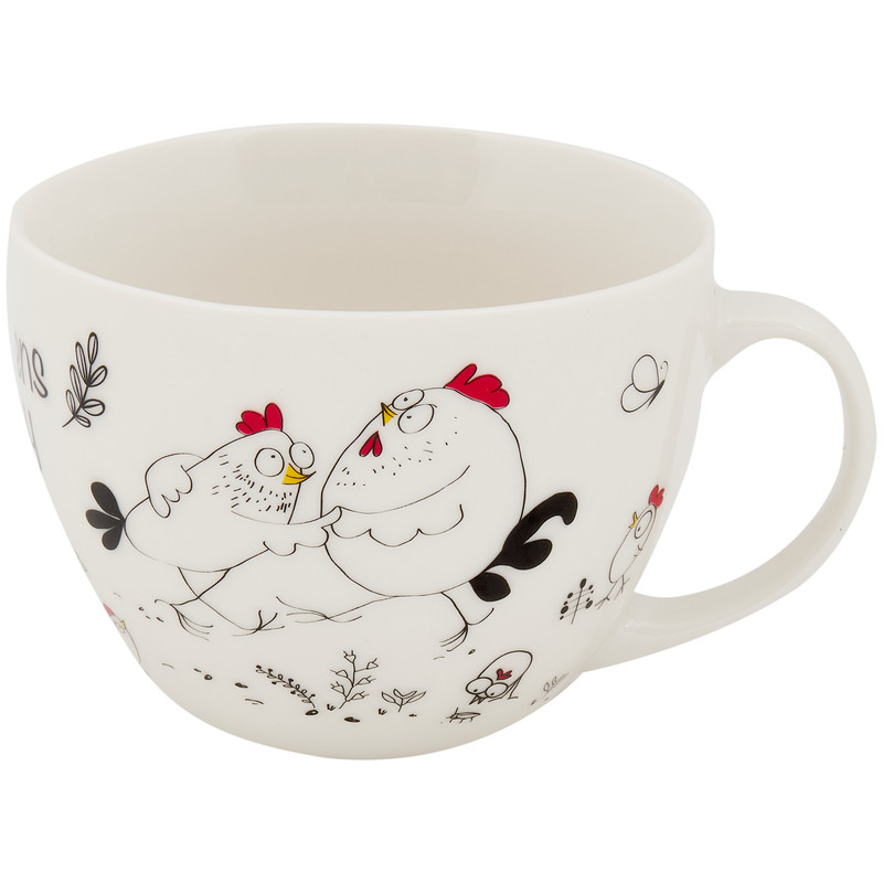 

Бульонница Rainbow Chickens Story фарф 500мл, Разноцветный