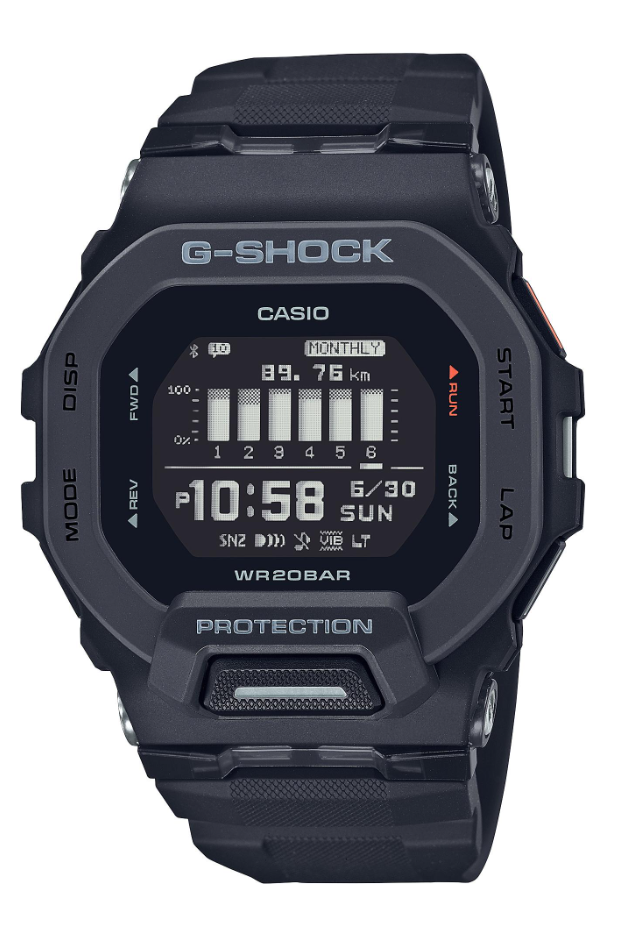 фото Спортивные мужские часы casio g-shock gbd-200-1e