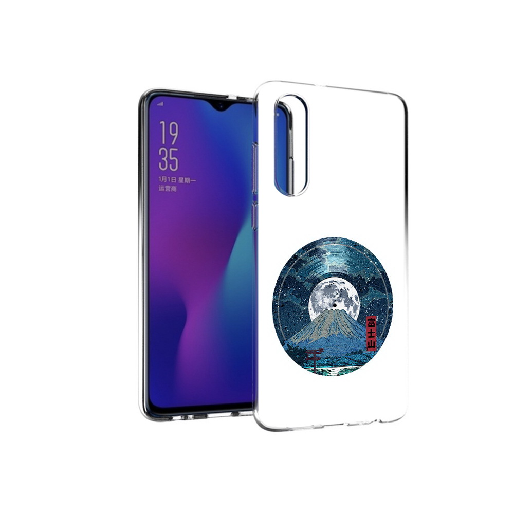 

Чехол MyPads Tocco для Huawei P30 нарисованная виниловая гора с луной, Прозрачный, Tocco