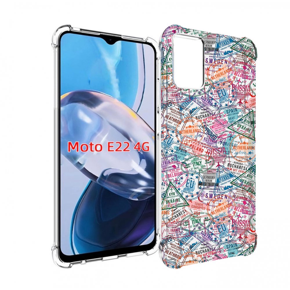 

Чехол MyPads загранчехол для Motorola Moto E22 4G / E22i 4G, Прозрачный, Tocco