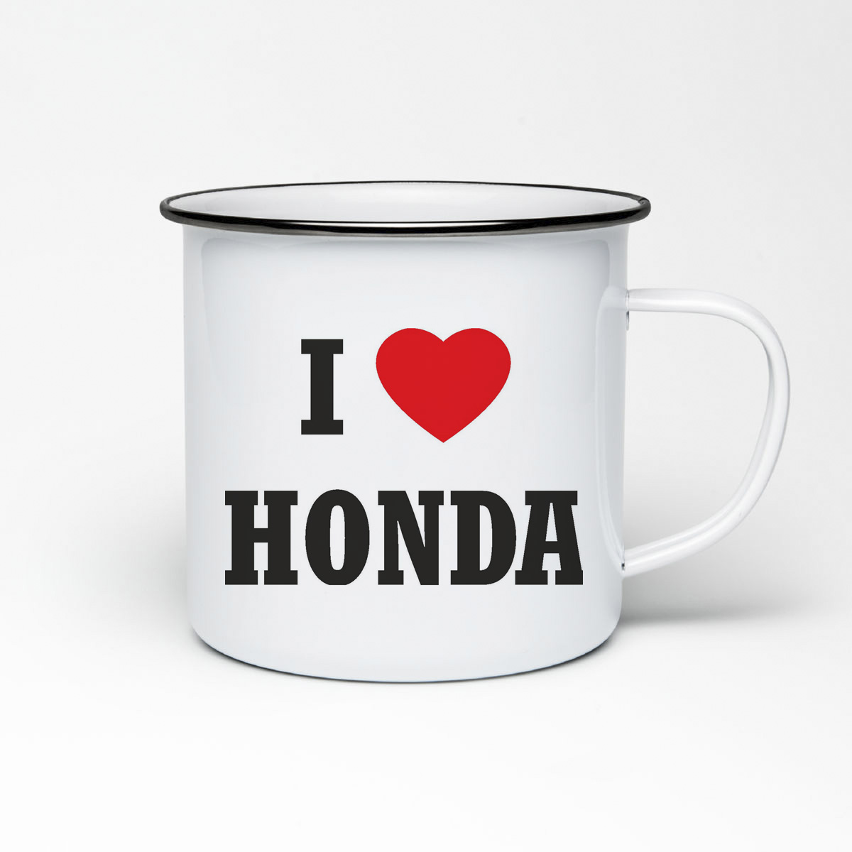 

Кружка металлическая CoolPodarok Авто. I love Honda