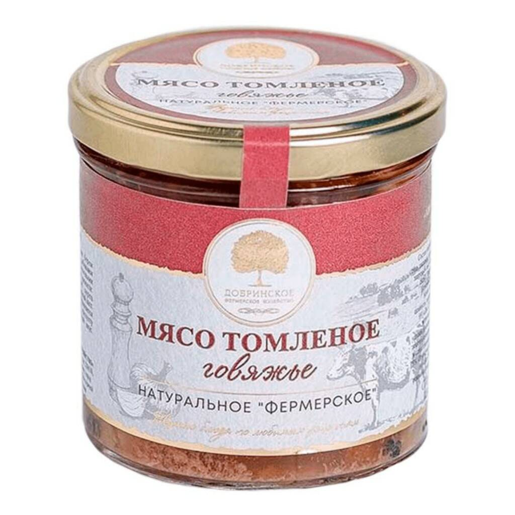 

Говядина томленая Добринское фермерское хозяйство в маринаде 325 г
