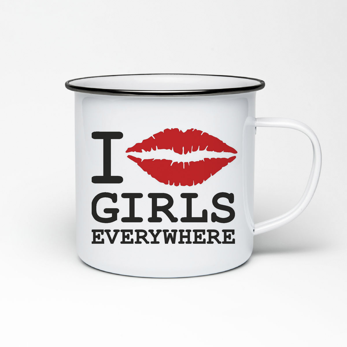 

Кружка металлическая CoolPodarok I girls everywhere