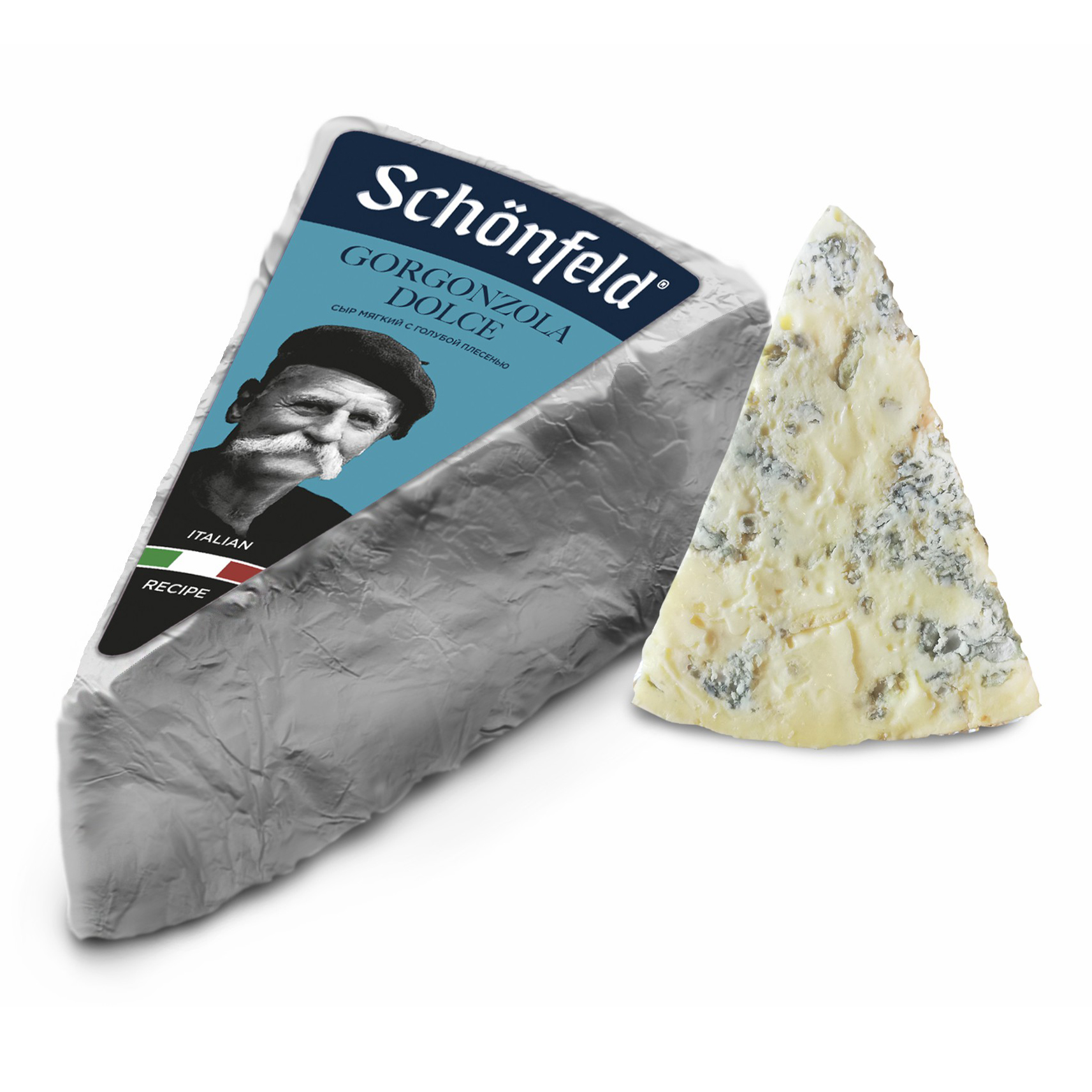 

Сыр полутвердый Schonfeld Gorgonzola Dolce 55% БЗМЖ