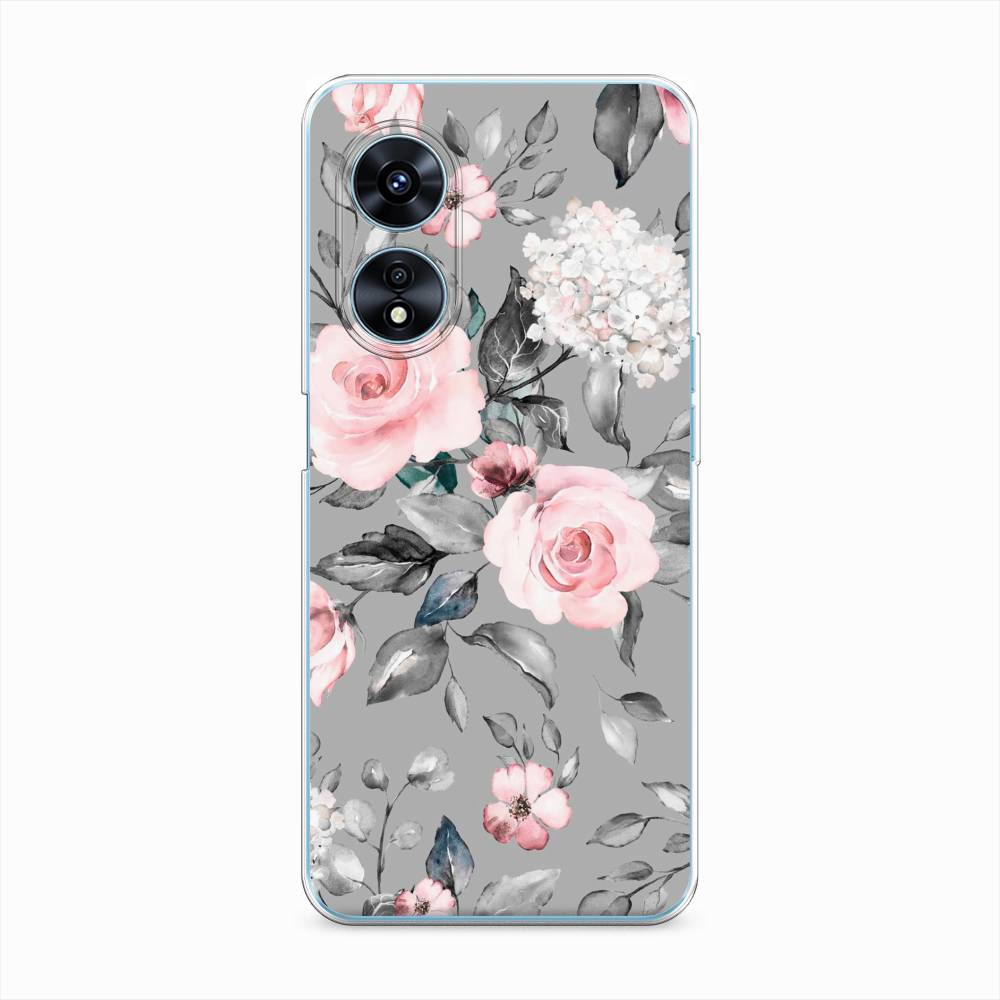 

Чехол Awog "Розы на сером" для Oppo A97, 2511050-8